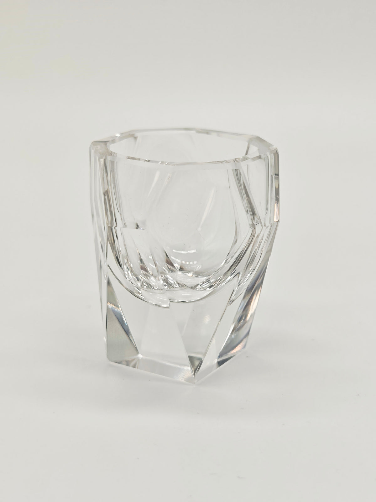 Sevizio da whisky o liquore Karl Palda Boemia cristallo vintage art decò