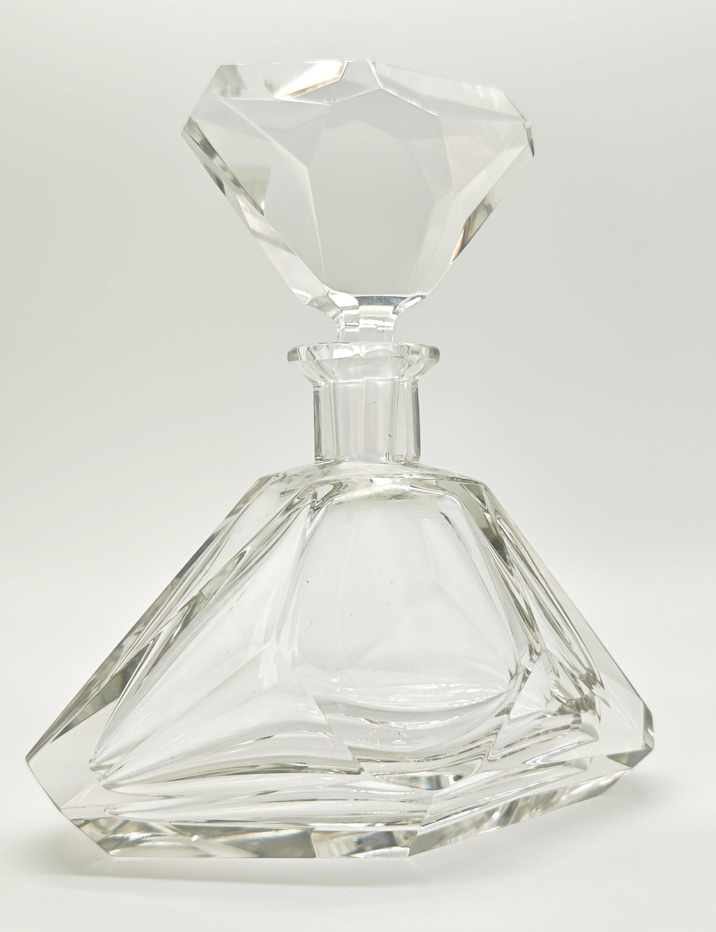 Sevizio da whisky o liquore Karl Palda Boemia cristallo vintage art decò