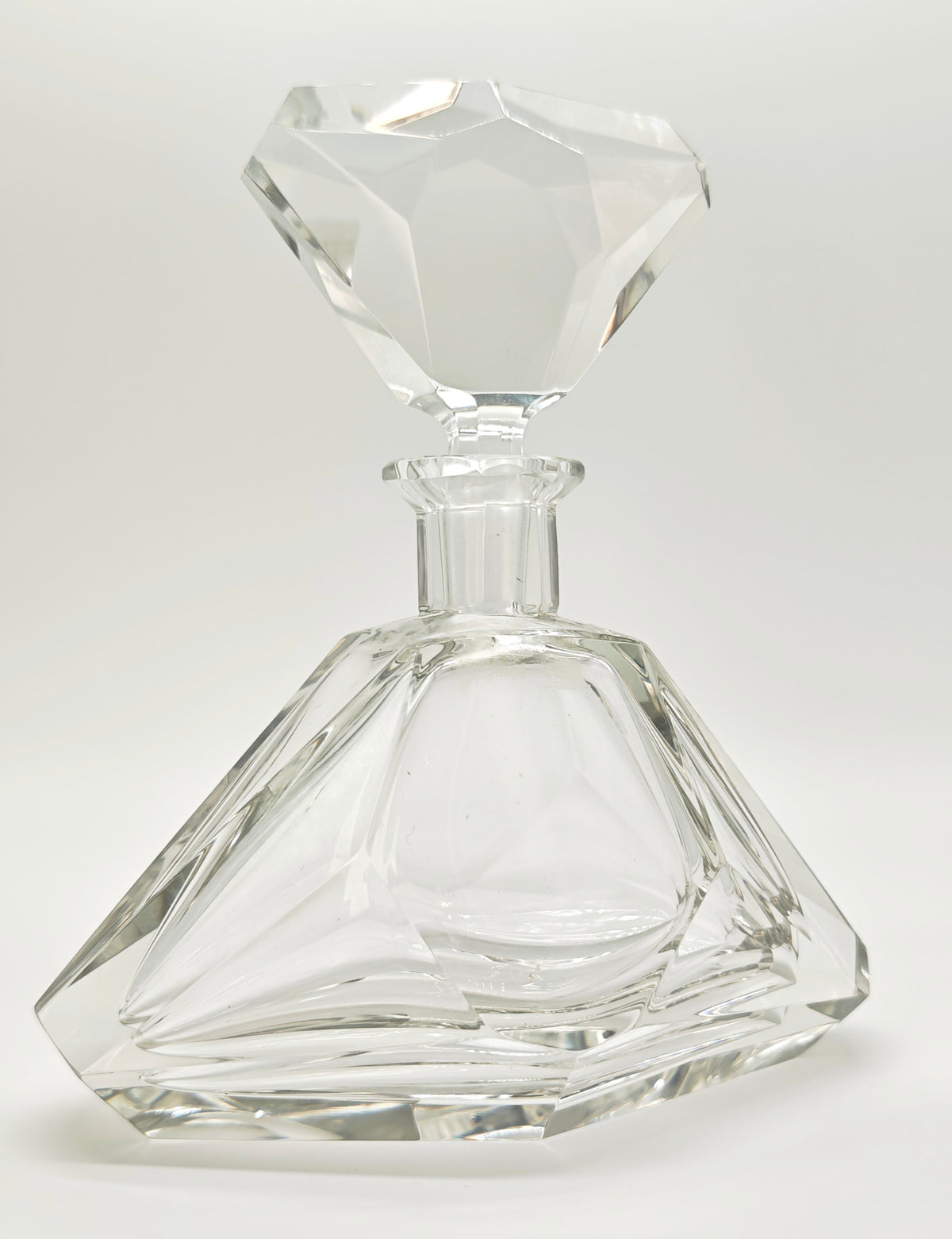 Sevizio da whisky o liquore Karl Palda Boemia cristallo vintage art decò