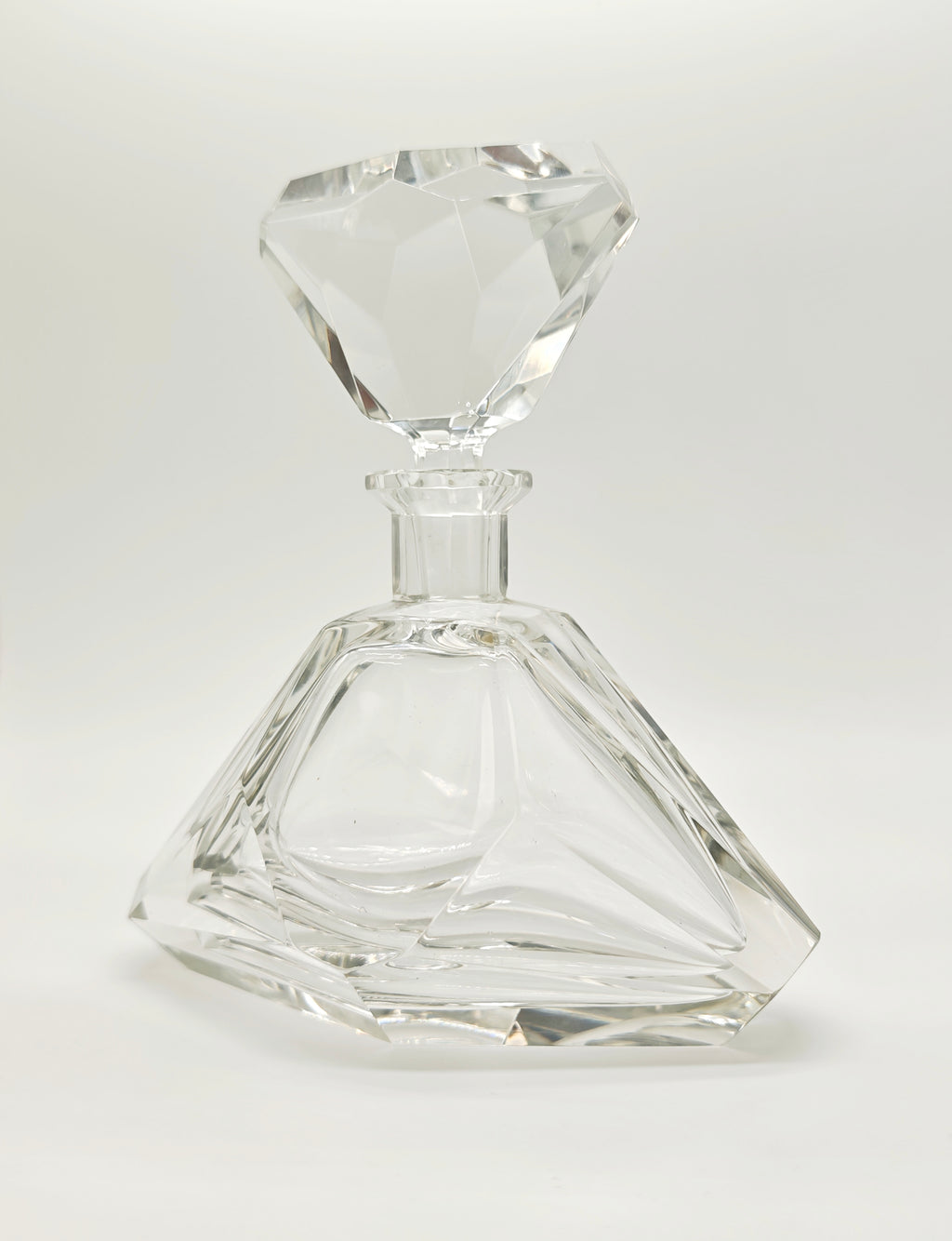 Sevizio da whisky o liquore Karl Palda Boemia cristallo vintage art decò