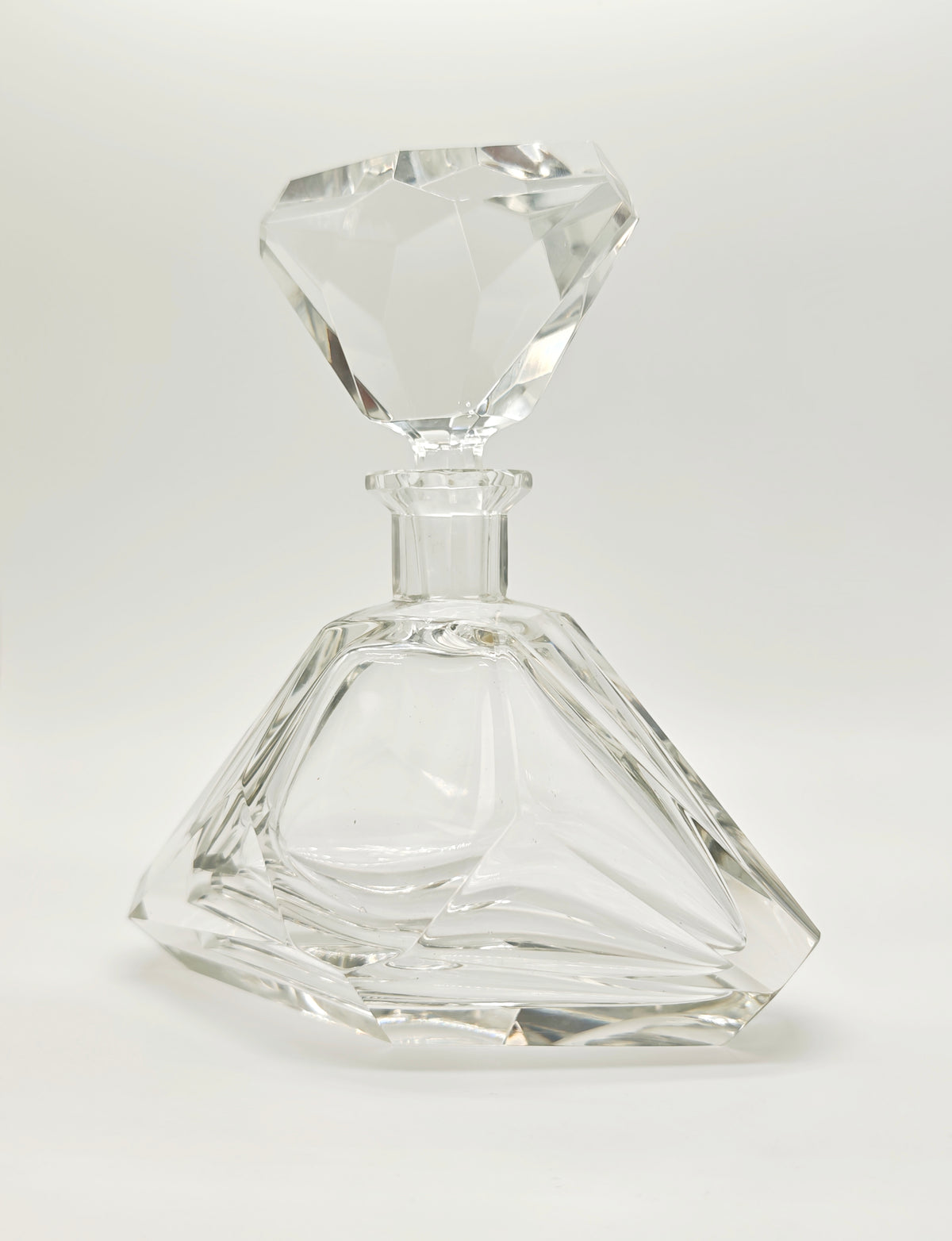Sevizio da whisky o liquore Karl Palda Boemia cristallo vintage art decò