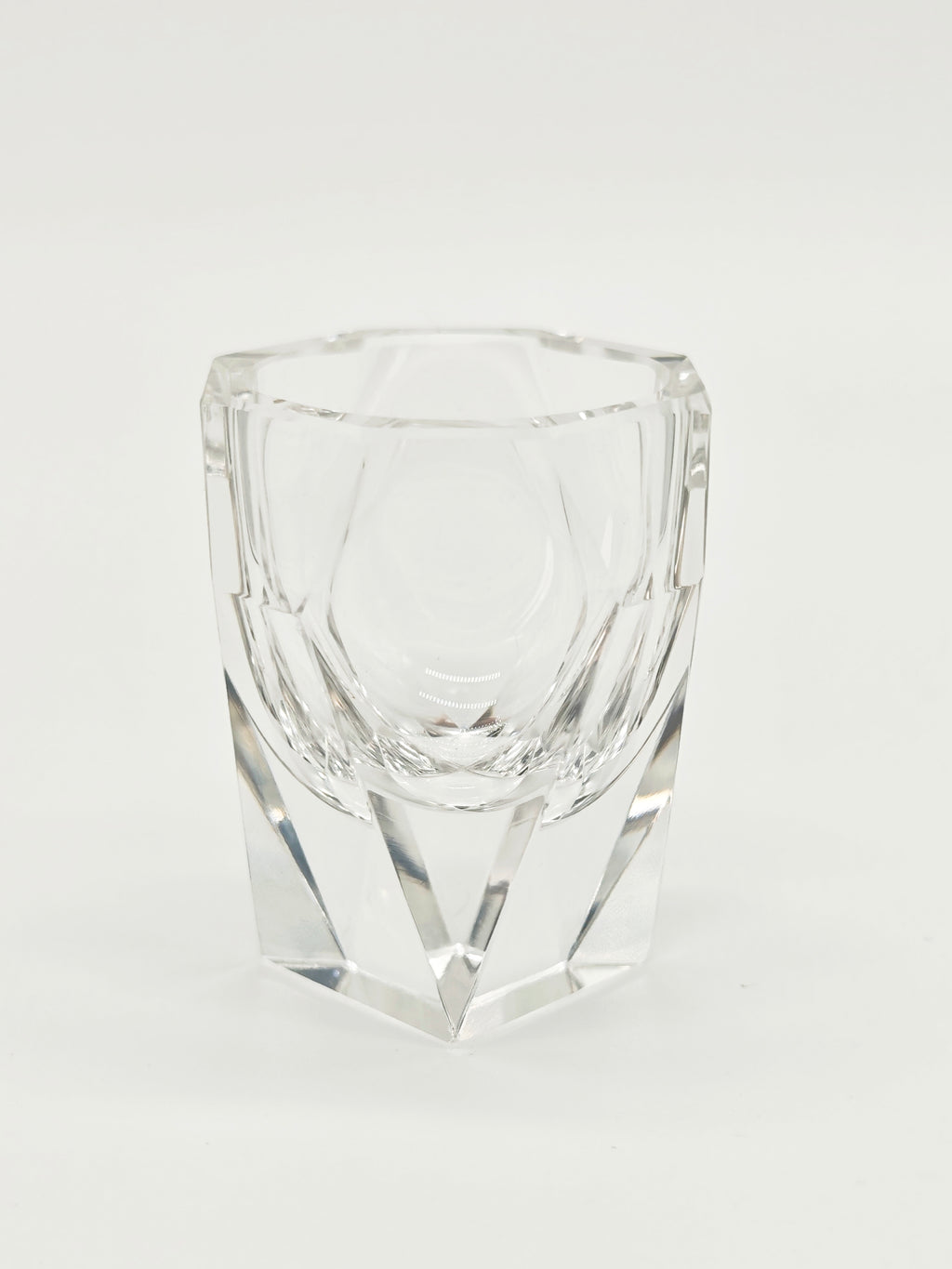 Sevizio da whisky o liquore Karl Palda Boemia cristallo vintage art decò