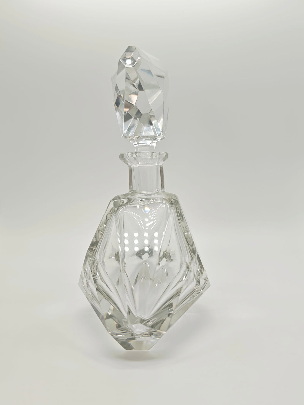 Sevizio da whisky o liquore Karl Palda Boemia cristallo vintage art decò