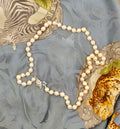 Collana perle Akoya vintage argento 800 art decò